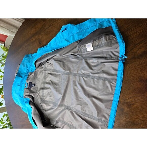 Lands End Women's Blue Zip Button Long Sleeve Stretch Waterproof Jacket Size xs - Picture 15 of 16